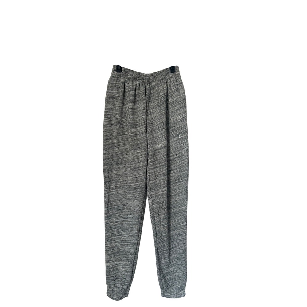 Victoria Secret Pink Campus Jogger Sweatpants Size XS Heather Grey High Waisted‎